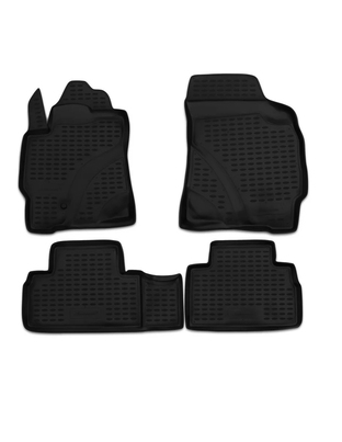 ΠΑΤΑΚΙΑ ΣΕ ΣΚΑΦΗ TPE ΛΑΣΤΙΧΟ ΓΙΑ FORD MAVERICK 2001+  ΣΕ ΜΑΥΡΟ ΧΡΩΜΑ NOVLINE - 4 ΤΕΜ.