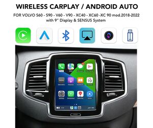 DIGITAL IQ VL 510F CPA (WIRELESS CARPLAY / ANDROID AUTO BOX for VOLVO V90 – S90 – XC40 - XC60 -XC90 mod. 2017-2022 for 9" Display)