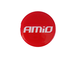 AMiO ΑΥΤΟΚΟΛΛΗΤΑ ΖΑΝΤΩΝ 5,5 cm ΛΕΥΚΟ/ΚΟΚΚΙΝΟ ΣΜΑΛΤΟΥ - 4 ΤΕΜ.