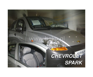 ΑΝΕΜΟΘΡΑΥΣΤΕΣ ΓΙΑ CHEVROLET MATIZ - SPARK M200 5D 2005-2010 HTB ΖΕΥΓΑΡΙ ΑΠΟ ΕΥΚΑΜΠΤΟ ΦΙΜΕ ΠΛΑΣΤΙΚΟ HEKO - 2 ΤΕΜ.