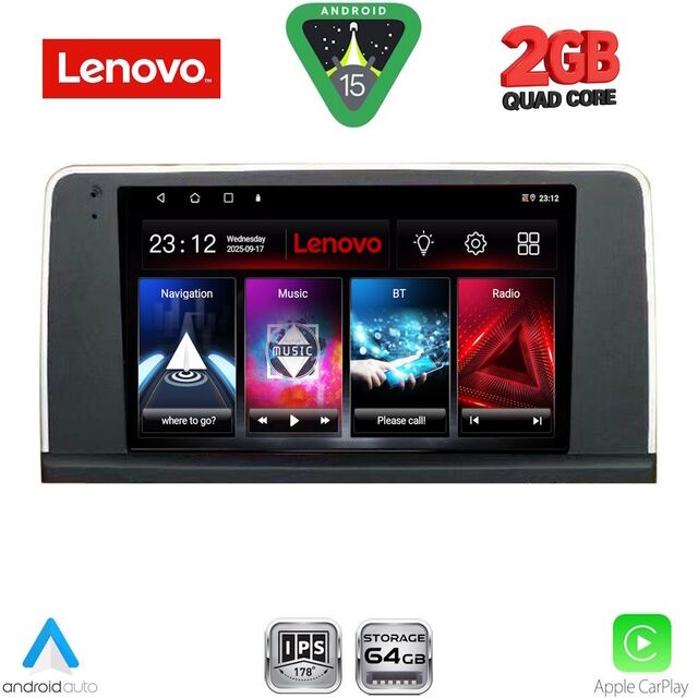 LENOVO LVD 2050_CPA (9inc) (NBT) MULTIMEDIA TABLET for BMW S.3-4 (F30-32) mod. 2012-2018