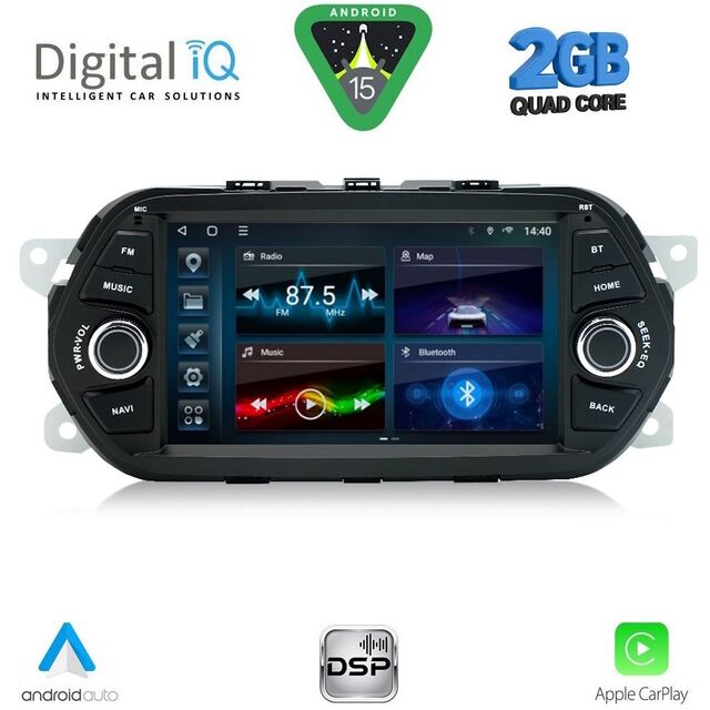 DIGITAL IQ BLD 055_CPA (7" DECK) MULTIMEDIA for FIAT TIPO mod. 2015-2023