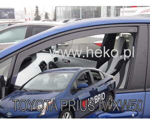 Heko - Ανεμοθραύστες Παραθύρων Για Toyota Prius (XW50) 2016 > 2022 5πορτο υλικό Acrylic Χρώμα Φιμέ - 2 τεμ. (ΑΝΕΜ.29646)
