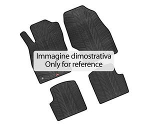 LAMPA - ΠΑΤΑΚΙΑ ΑΥΤΟΚΙΝΗΤΟΥ ΑΠΟ ΛΑΣΤΙΧΟ ΓΙΑ RENAULT SCENIC 10/2016+ ΣΕ ΜΑΥΡΟ ΧΡΩΜΑ ΧΩΡΙΣ ΚΟΥΜΠΩΜΑΤΑ - 4 ΤΕΜ.