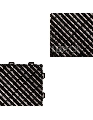 DIGITAL IQ PLASTIC FLOOR TILES 6TEM (BLACK)