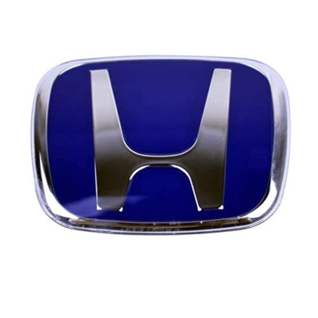 Αυτοκόλλητο σήμα μπλέ με pins 6,8x5,7cm - Honda