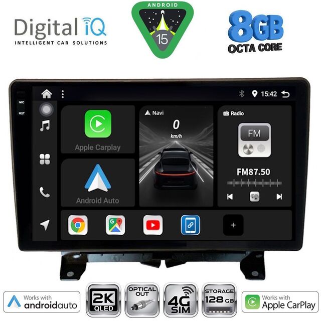 DIGITAL IQ BXK 20332_CPAA (9inc) MULTIMEDIA TABLET for LAND ROVER DISCOVERY 3 - RANGE ROVER SPORT mod. 2004-2009