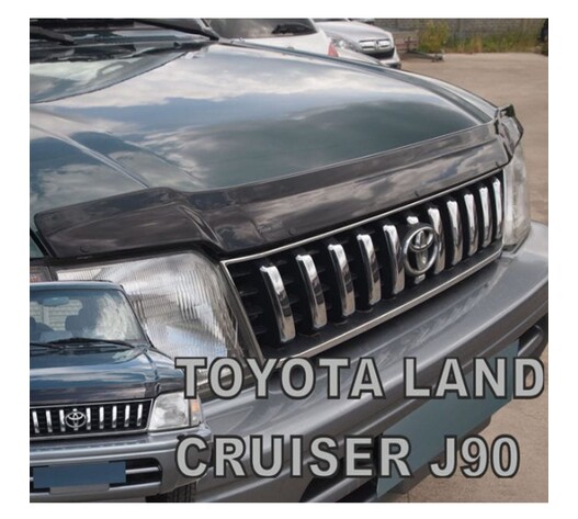 ΑΝΕΜΟΘΡΑΥΣΤΗΣ ΚΑΠΩ ΑΥΤΟΚΙΝΗΤΟΥ ΓΙΑ TOYOTA LAND CRUISER J100 1998-2007 ΑΠΟ ΕΥΚΑΜΠΤΟ ΦΙΜΕ ΠΛΑΣΤΙΚΟ HEKO - 1 ΤΕΜ.