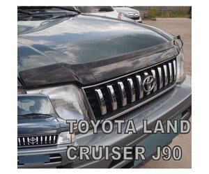 ΑΝΕΜΟΘΡΑΥΣΤΗΣ ΚΑΠΩ ΑΥΤΟΚΙΝΗΤΟΥ ΓΙΑ TOYOTA LAND CRUISER J100 1998-2007 ΑΠΟ ΕΥΚΑΜΠΤΟ ΦΙΜΕ ΠΛΑΣΤΙΚΟ HEKO - 1 ΤΕΜ.