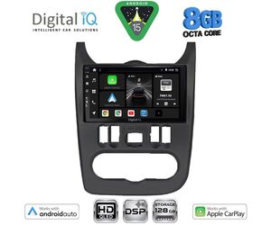 DIGITAL IQ BXF 18101BL_CPAA (9inc) MULTIMEDIA TABLET for DACIA DUSTER – LOGAN – SANDERO mod. 2006-2012 (BLACK)