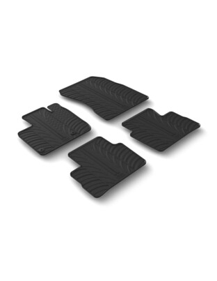 LAMPA - ΠΑΤΑΚΙΑ ΑΥΤΟΚΙΝΗΤΟΥ ΑΠΟ ΛΑΣΤΙΧΟ ΓΙΑ NISSAN QASHQAI 04/2021+ ΣΕ ΜΑΥΡΟ ΧΡΩΜΑ ME ΚΟΥΜΠΩΜΑΤΑ - 4 ΤΕΜ.