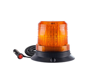 Amio – Φάρος Προειδοποίησης WAR14M LED 12/24V Amber 60LED Μαγνητικός ή Βιδωτός με Φις Αναπτήρα & Καλώδιο 4m 147x122mm για Αυτοκίνητο & Φορτηγό – 1 Τεμ. (01503/AM)