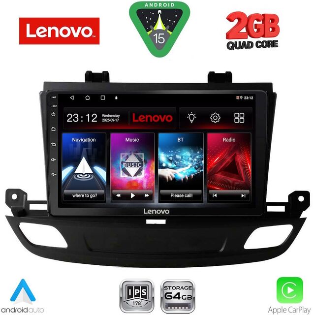LENOVO LVD 2493_CPA (9inc) MULTIMEDIA TABLET for OPEL INSIGNIA mod. 2018-2024