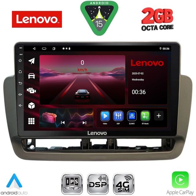 LENOVO LVF 5572GR_CPA (9inc) MULTIMEDIA TABLET for SEAT IBIZA mod. 2012-2015