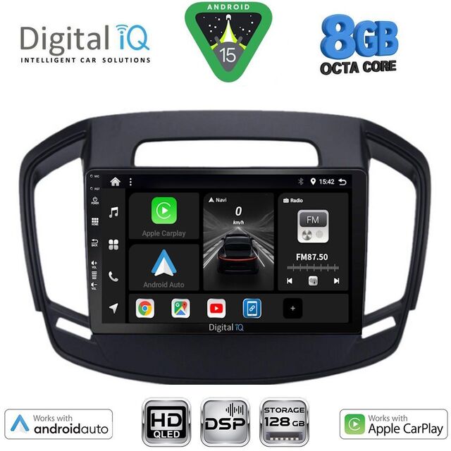 DIGITAL IQ BXF 18492_CPAA (9inc) MULTIMEDIA TABLET for OPEL INSIGNIA mod. 2014-2017