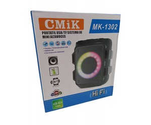 ΦΟΡΗΤΟ ΗΧΕΙΟ ΜΕ LED ΦΩΤΙΣΜΟ MK-1302