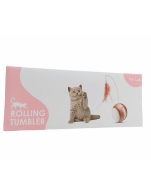 ΔΙΑΔΡΑΣΤΙΚΟ ΠΑΙΧΝΙΔΙ ΓΙΑ ΓΑΤΕΣ ROLLING BALL ΕΠΑΝΑΦΟΡΤΙΖΟΜΕΝΟ SD-2647