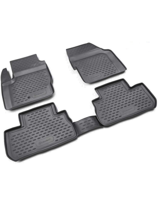 ΠΑΤΑΚΙΑ ΣΕ ΣΚΑΦΗ TPE ΛΑΣΤΙΧΟ ΓΙΑ LAND ROVER FREELANDER 2007-2013  ΣΕ ΜΑΥΡΟ ΧΡΩΜΑ NOVLINE - 4 ΤΕΜ.