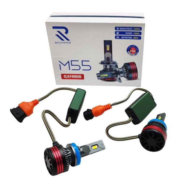 RCHANG CANBUS ΛΑΜΠΕΣ ΑΥΤΟΚΙΝΗΤΟΥ M55-H11-3570 55W W16418-3