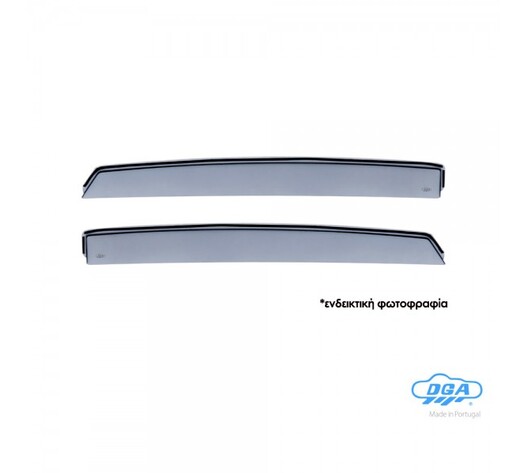 ΖΕΥΓΑΡΙ ΠΙΣΩ ΑΝΕΜΟΘΡΑΥΣΤΕΣ ΓΙΑ FORD FOCUS 4/5D 2011-2017 ΑΠΟ ΕΥΚΑΜΠΤΟ ΧΥΤΟ ΑΚΡΥΛΙΚΟ ΓΥΑΛΙ (CAST ACRYLIC GLASS) DGA - 2 ΤΕΜ.