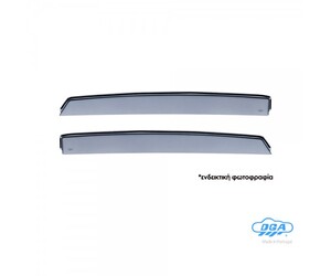 ΖΕΥΓΑΡΙ ΠΙΣΩ ΑΝΕΜΟΘΡΑΥΣΤΕΣ ΓΙΑ FORD FOCUS 4/5D 2011-2017 ΑΠΟ ΕΥΚΑΜΠΤΟ ΧΥΤΟ ΑΚΡΥΛΙΚΟ ΓΥΑΛΙ (CAST ACRYLIC GLASS) DGA - 2 ΤΕΜ.