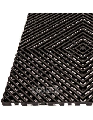 DIGITAL IQ PLASTIC FLOOR TILES 6TEM (BLACK)