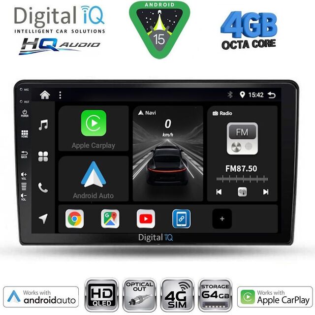 DIGITAL IQ BXK 19155_CPAA (10inc) MULTIMEDIA TABLET for FORD FIESTA mod. 2018-2025
