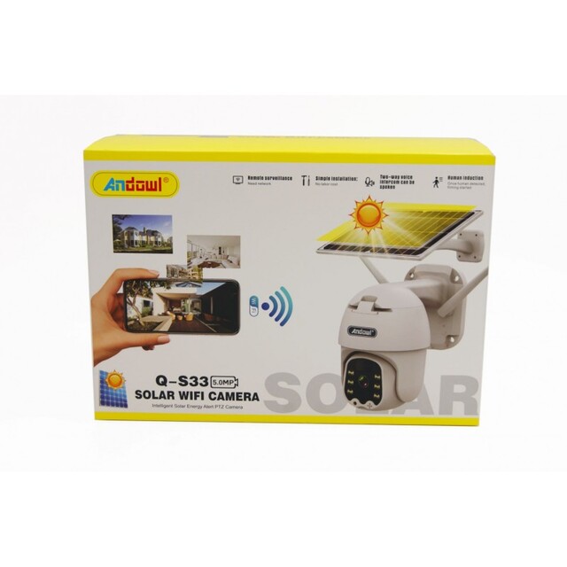 CAMERA WI-FI ΜΕ ΗΛΙΑΚΟ ΠΑΝΕΛ ANDOWL Q-S33