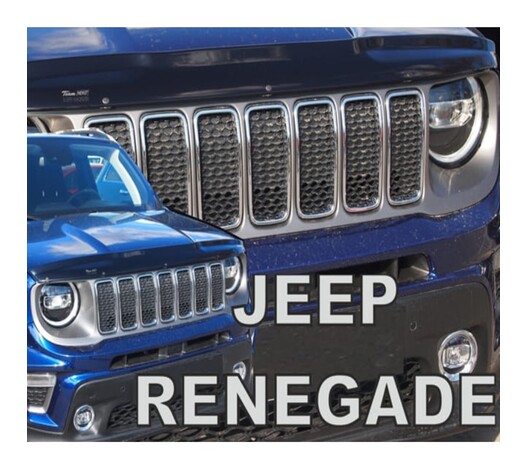 ΑΝΕΜΟΘΡΑΥΣΤΗΣ ΚΑΠΩ ΑΥΤΟΚΙΝΗΤΟΥ ΓΙΑ JEEP RENEGADE 2014+ ΑΠΟ ΕΥΚΑΜΠΤΟ ΦΙΜΕ ΠΛΑΣΤΙΚΟ HEKO - 1 ΤΕΜ.