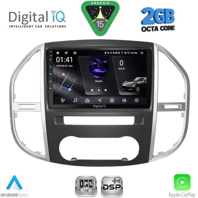 DIGITAL IQ RSF 4429_CPA (10inc) MULTIMEDIA TABLET for MERCEDES VITO – VIANO  (W447) mod. 2015-2024