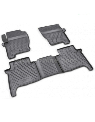 ΠΑΤΑΚΙΑ ΣΕ ΣΚΑΦΗ TPE ΛΑΣΤΙΧΟ ΓΙΑ LAND ROVER RANGE ROVER SPORT 2005-2012  ΣΕ ΜΑΥΡΟ ΧΡΩΜΑ NOVLINE - 4 ΤΕΜ.