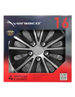Amio - ΤΑΣΙΑ 16" RAPIDE NC SILVER BLACK- ΣΕΤ 4 ΤΕΜ. ΣΕ ΚΟΥΤΙ (0365/AM)