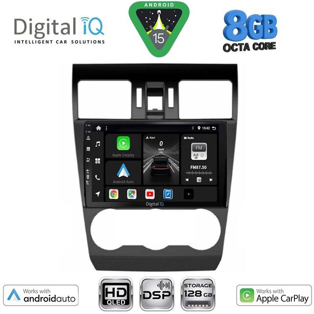DIGITAL IQ BXF 7663_CPAA (9inc) MULTIMEDIA TABLET for SUBARU FORESTER - IMPREZA - XV mod. 2013-2019
