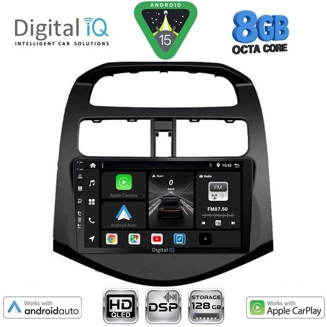 DIGITAL IQ BXF 18078A_CPAA (9inc) MULTIMEDIA TABLET for CHEVROLET SPARK mod. 2009-2015
