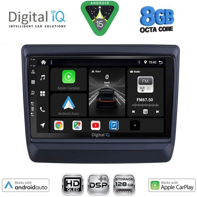 DIGITAL IQ BXF 18256_CPAA (9inc) MULTIMEDIA TABLET for ISUZU DMAX mod. 2020-2026