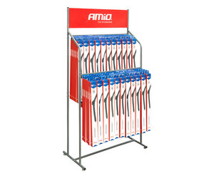 Amio – Σταντ Υαλοκαθαριστήρων 22 Θέσεων 70x135x35cm για Οργάνωση & Επαγγελματική Προβολή – 1 Τεμ. (01172/AM)
