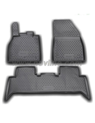 ΠΑΤΑΚΙΑ ΣΕ ΣΚΑΦΗ TPE ΛΑΣΤΙΧΟ ΓΙΑ RENAULT SCENIC III 05/2009-2016  ΣΕ ΜΑΥΡΟ ΧΡΩΜΑ NOVLINE - 4 ΤΕΜ.