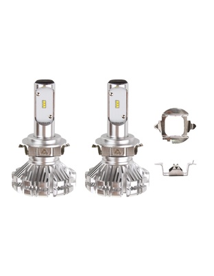 Amio - Λαμπτήρες SX SERIES τύπου H7-6 τάση λειτουργίας 6/12V απόδοσης 40W 6000K 3200lm με ενσωματωμένη ψύκτρα για Επιβατικά Αυτοκίνητα και Μοτοσυκλέτες - 2 τεμ. (01065/AM)