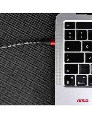 Amio - ΚΑΛΩΔΙΟ ΦΟΡΤΙΣΗΣ ΚΑΙ ΣΥΓΧΡΟΝΙΣΜΟΥ USB TYPE C ΣΕ APPLE LIGHTNING 100cm 2.4A UC-17 - 1 ΤΕΜ. (02929/AM)