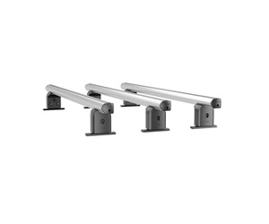 Πλήρες Σετ με Μπάρες Οροφής Αλουμινίου Airdyn B 165 cm και Άκρα Τοποθέτησης για Επαγγελματικά Οχήματα και Van Menabo - 3 τεμ.