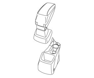 Βάση αντάπτορας τεμπέλη για FORD C-MAX 11/10+   Lampa - 1 τεμ.
