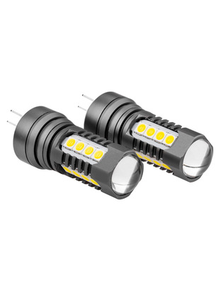 Amio - ΛΑΜΠΑΚΙΑ HP24W 12/24V 18xSMD 3030 LED ΛΕΥΚΑ CAN-BUS - 2 TEM. (02803/AM)