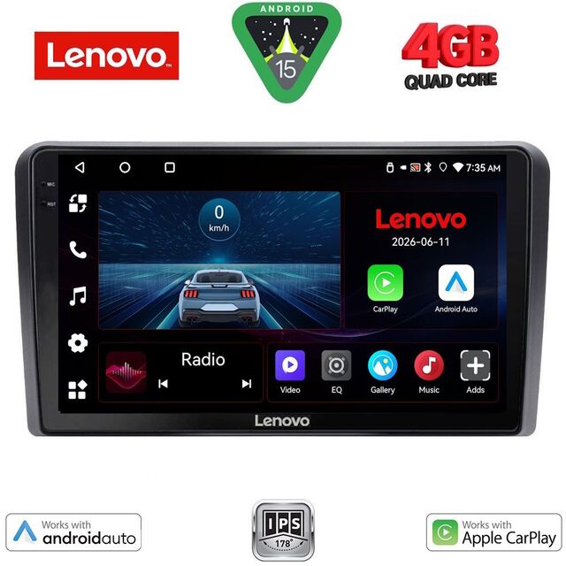 LENOVO LVE 8188_CPAA (10inc) MULTIMEDIA TABLET for HONDA CIVIC 4D mod. 2006-2012