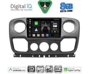DIGITAL IQ BXK 20463_CPAA (10inc) MULTIMEDIA TABLET for NISSAN NV400 - OPEL MOVANO - RENAULT MASTER mod. 2010-2020