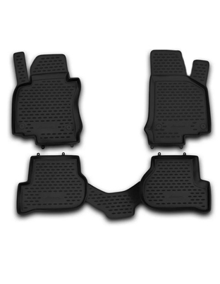 ΠΑΤΑΚΙΑ ΣΕ ΣΚΑΦΗ TPE ΛΑΣΤΙΧΟ ΓΙΑ SKODA OCTAVIA 5 09/2004-2013  ΣΕ ΜΑΥΡΟ ΧΡΩΜΑ NOVLINE - 4 ΤΕΜ.