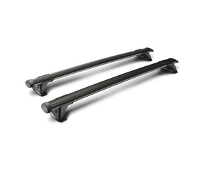 ΜΠΑΡΕΣ ΟΡΟΦΗΣ ΑΛΟΥΜΙΝΙΟΥ ΜΑΥΡΗ THROUGH BAR STANDARD 134 cm YAKIMA ΜΕ ΚΛΕΙΔΙ - 2 ΤΕΜ.
