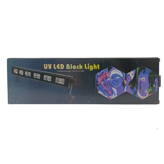 UV LED ΜΠΑΡΑ ΦΩΤΙΣΜΟΥ BLACK LIGHT 6*3W KDB-02346