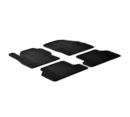 LAMPA - ΠΑΤΑΚΙΑ ΑΥΤΟΚΙΝΗΤΟΥ ΑΠΟ ΛΑΣΤΙΧΟ ΓΙΑ FORD FOCUS 3D / 5D 05/2002-02/2011 / FORD FOCUS WAGON 05/2002-05/2011 ΣΕ ΜΑΥΡΟ ΧΡΩΜΑ ME ΚΟΥΜΠΩΜΑΤΑ - 4 ΤΕΜ.