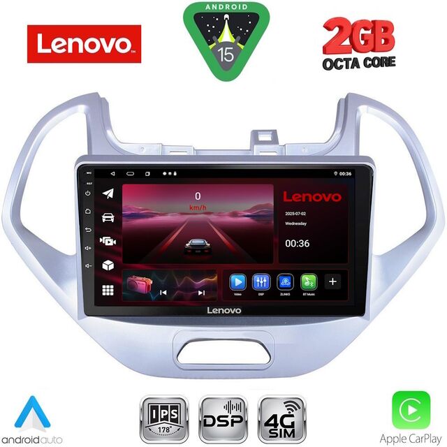 LENOVO LVF 5167LO_CPA (9inc) MULTIMEDIA TABLET for FORD KA mod. 2017-2024