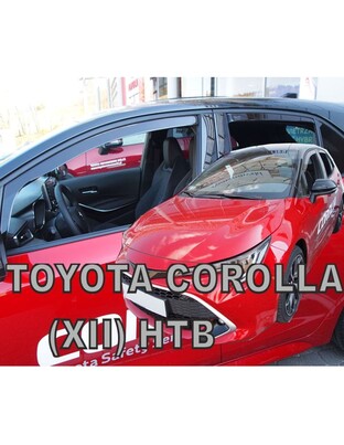 ΑΝΕΜΟΘΡΑΥΣΤΕΣ ΓΙΑ TOYOTA COROLLA XII 5D HTB 2018+ ΣΕΤ ΑΥΤΟΚΙΝΗΤΟΥ ΑΠΟ ΕΥΚΑΜΠΤΟ ΦΙΜΕ ΠΛΑΣΤΙΚΟ HEKO - 4 ΤΕΜ.